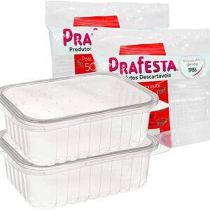 Kit Pote 500ml Retang C/tp 24UN